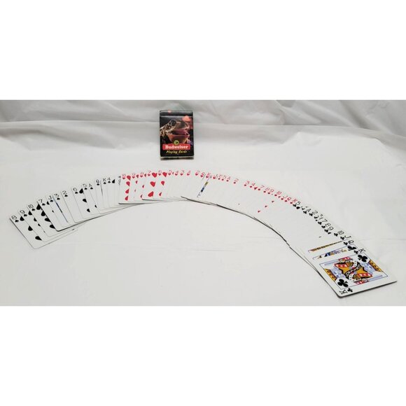 Vintage 1996 Budweiser Frog Playing Card Deck Official Budweiser Product - Picture 2 of 9